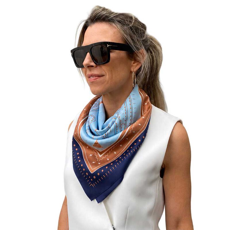 Dark Hampton X Ellie Compton The Lawrie Silk Scarf image number 0